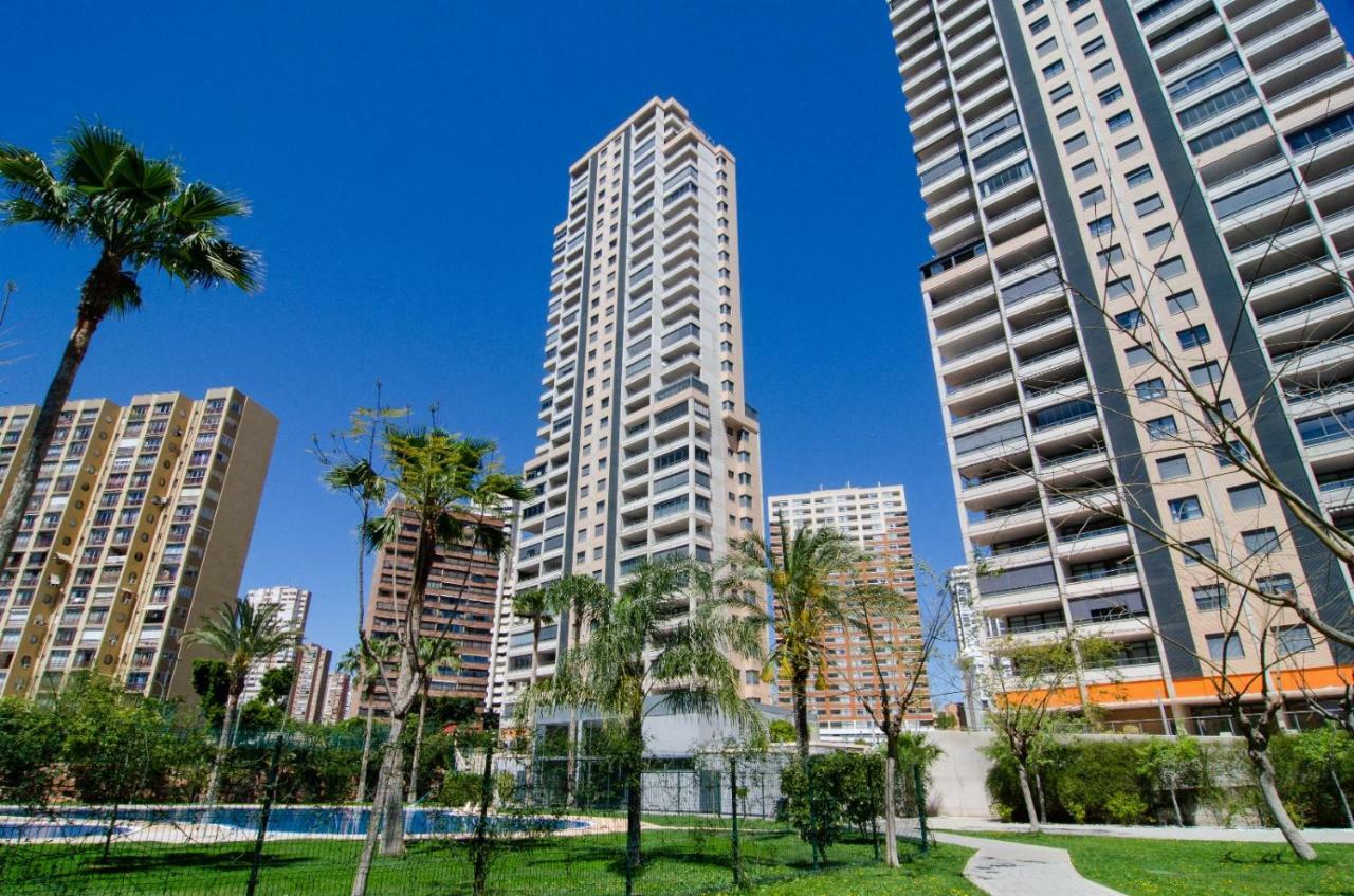 Apartamentos Con Terraza Torre D'Oboe By Renthas Benidorm Ngoại thất bức ảnh